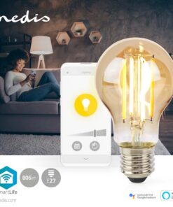 Alternative view of Nedis WIFILRF10A60 Smartlife Led Filamentlamp Wi-fi E27 806 Lm 7 W Warm Wit Glas Android / Ios Peer